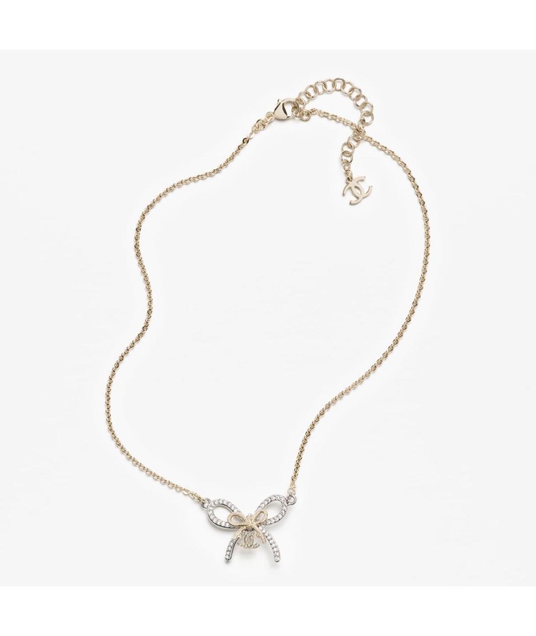 CHANEL Золотая металлическая подвеска, фото 5