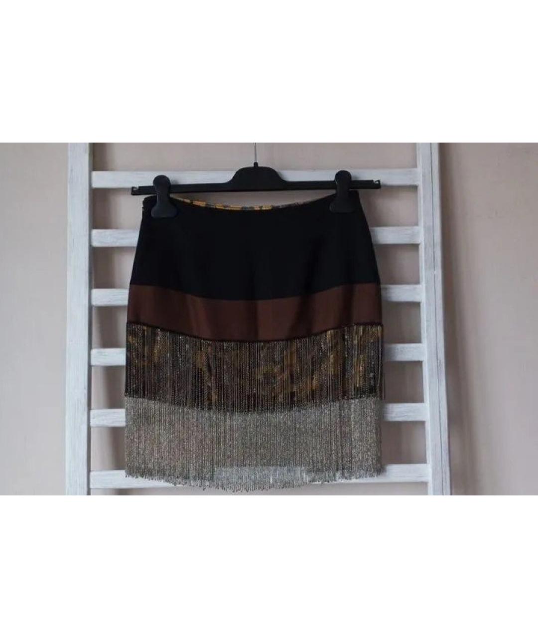 BADGLEY MISCHKA Мульти синтетическая юбка мини, фото 9