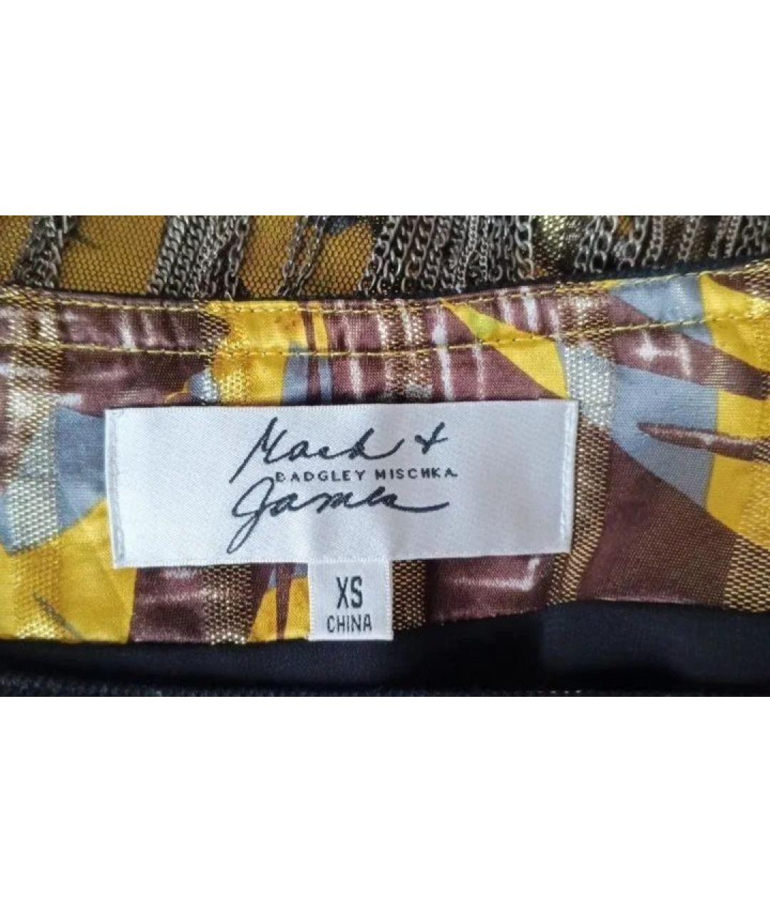 BADGLEY MISCHKA Мульти синтетическая юбка мини, фото 7