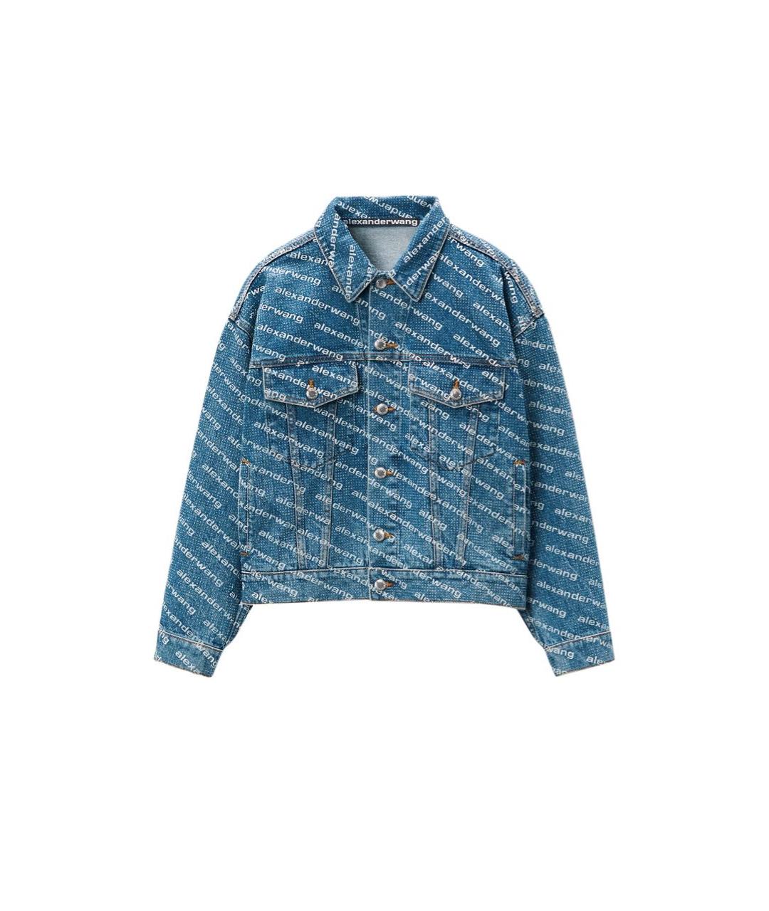 ALEXANDER WANG Синий деним жакет/пиджак, фото 1