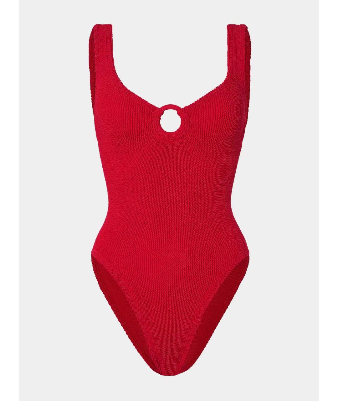 HUNZA G Красный купальник, фото 5