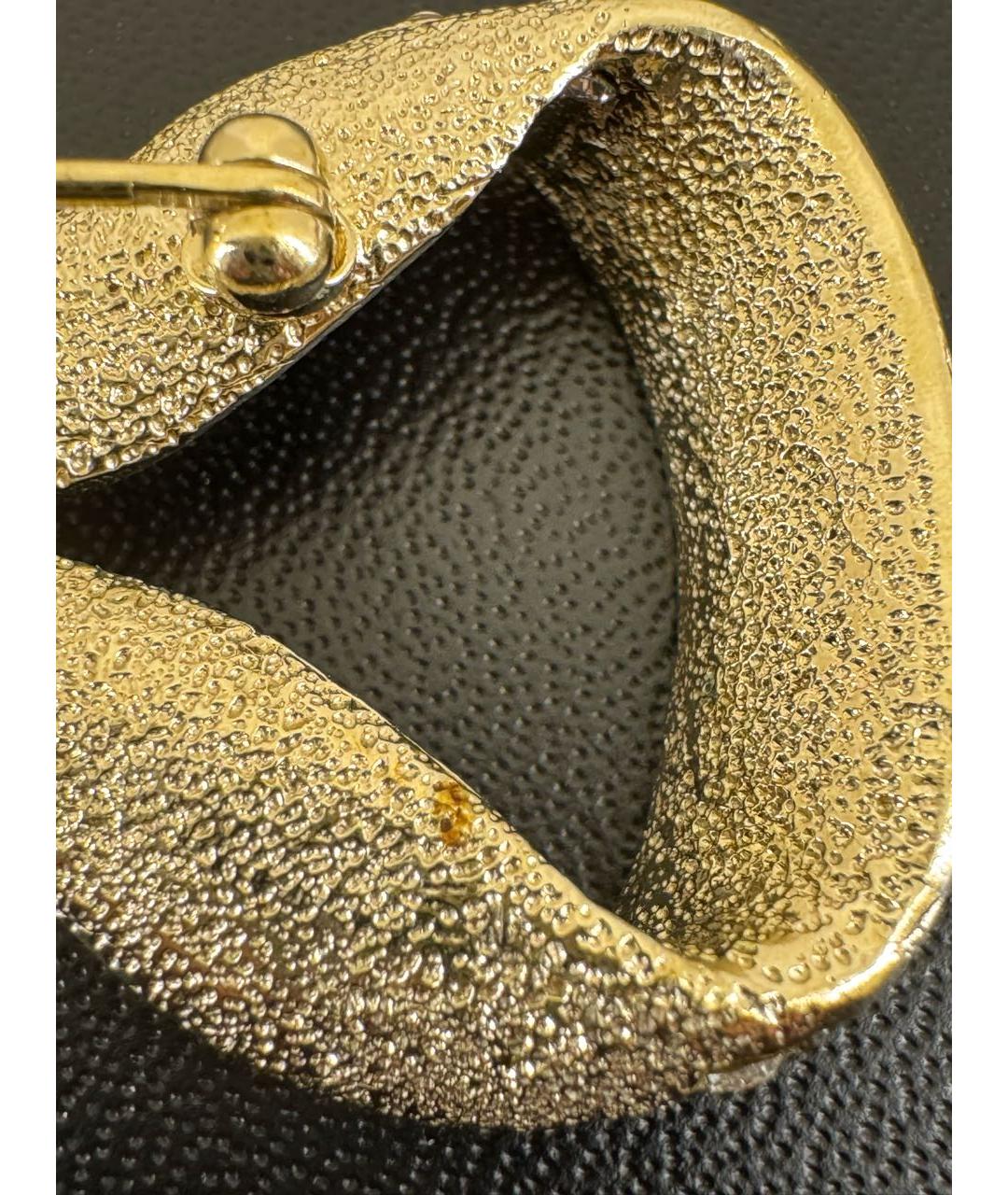 CHANEL Золотая металлическая булавка / брошь, фото 7