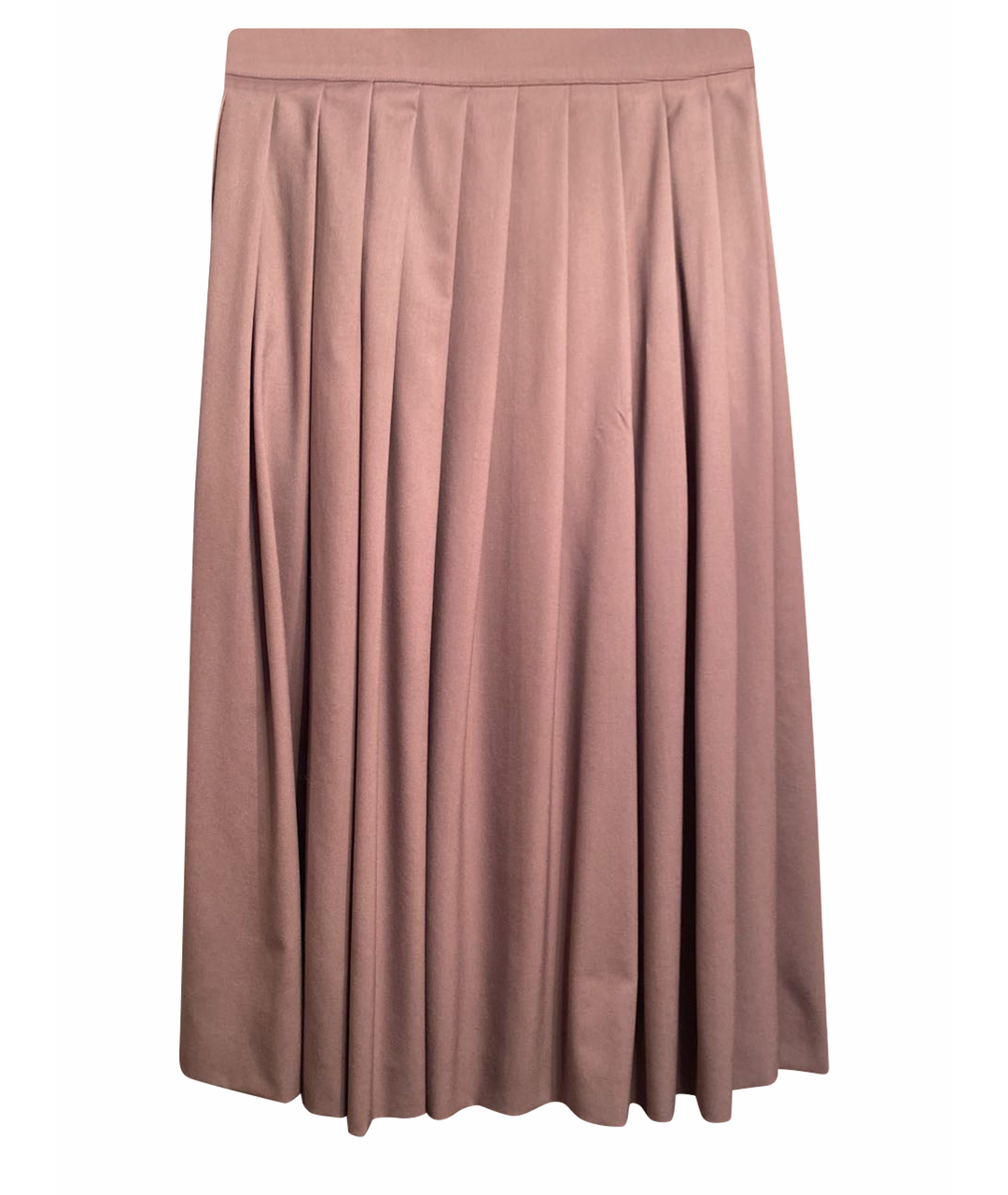 AGNONA Розовая шерстяная юбка макси, фото 1