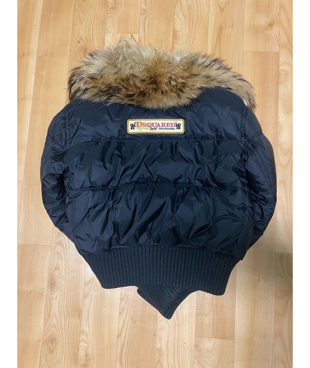 DSQUARED2 Черный полиамидовый пуховик, фото 2