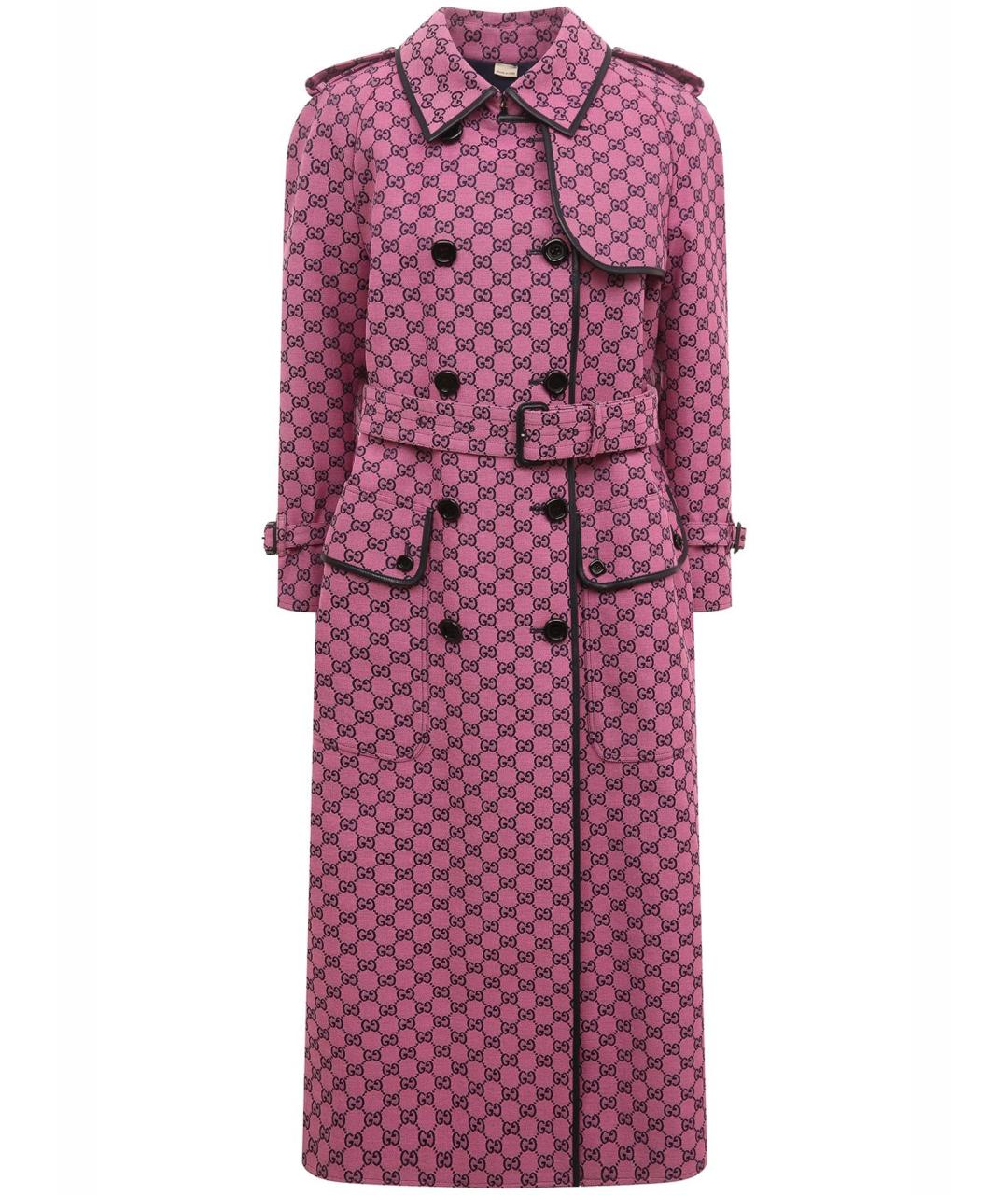 GUCCI Розовое хлопковое пальто, фото 1