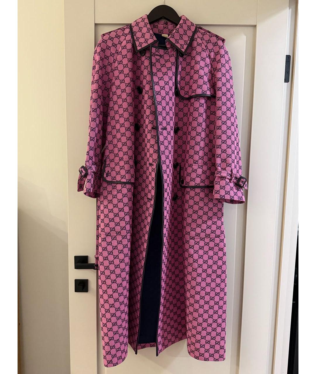 GUCCI Розовое хлопковое пальто, фото 5