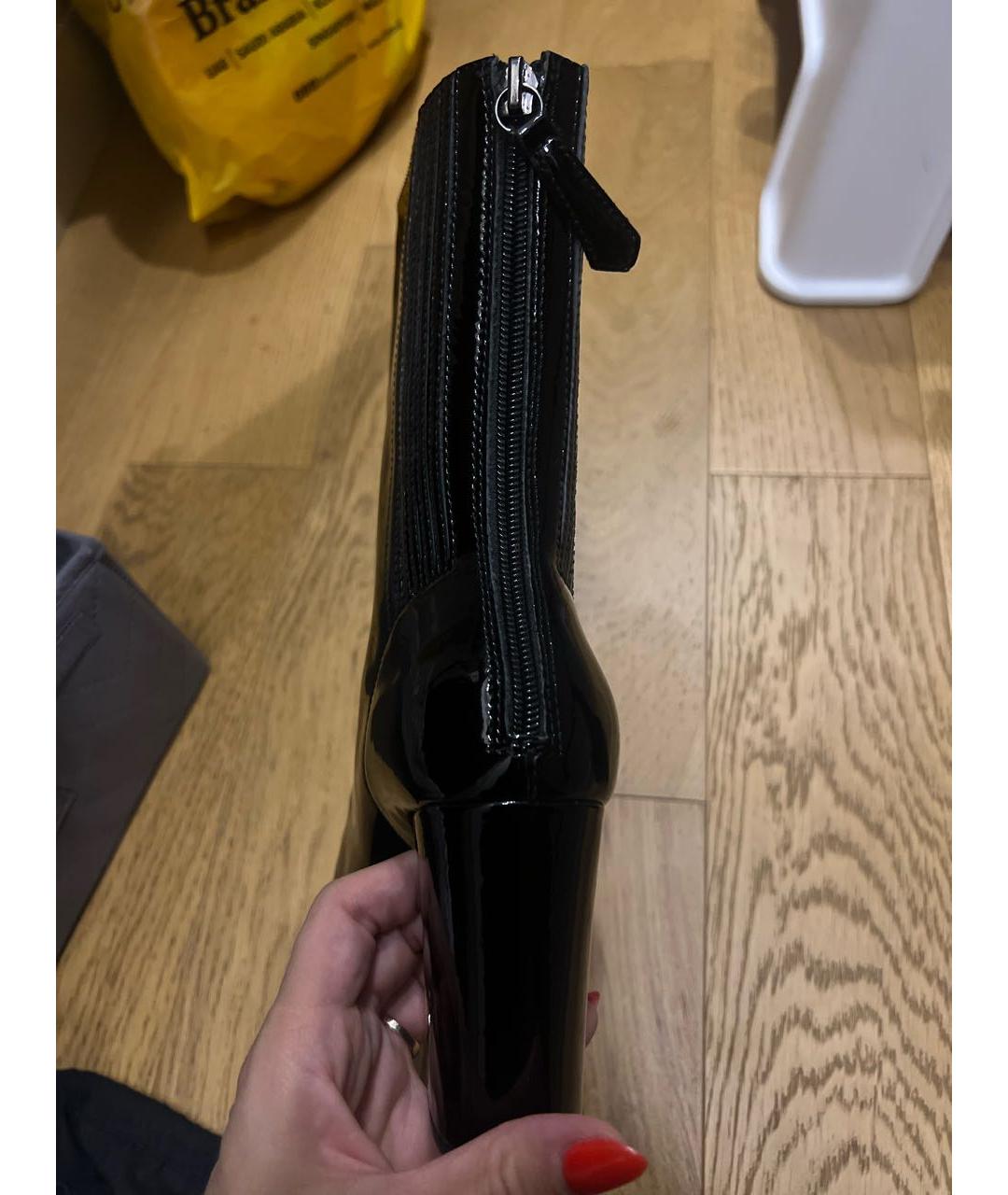 ASH Черные полусапоги из лакированной кожи, фото 7