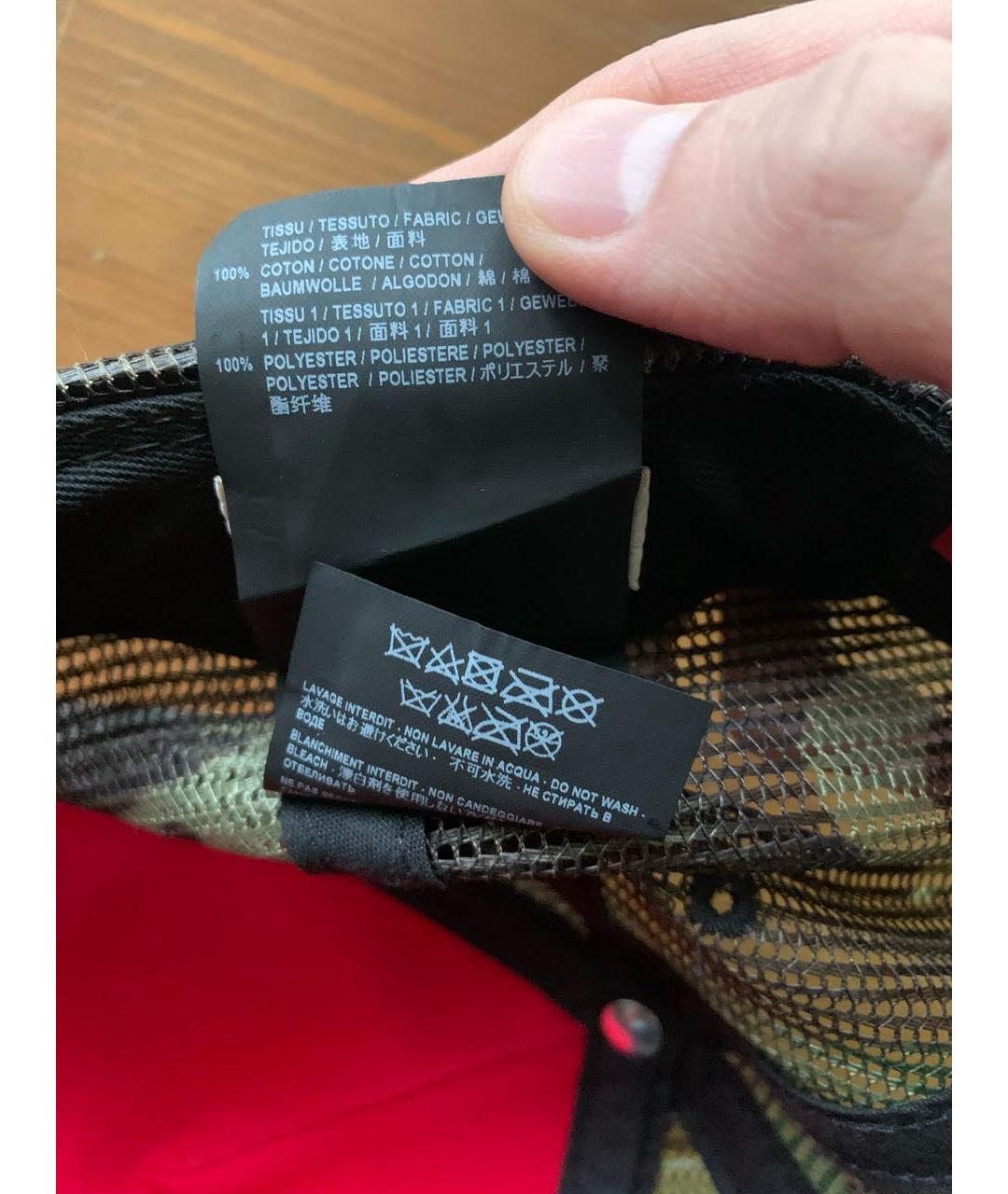 SAINT LAURENT Красная хлопковая кепка/бейсболка, фото 7