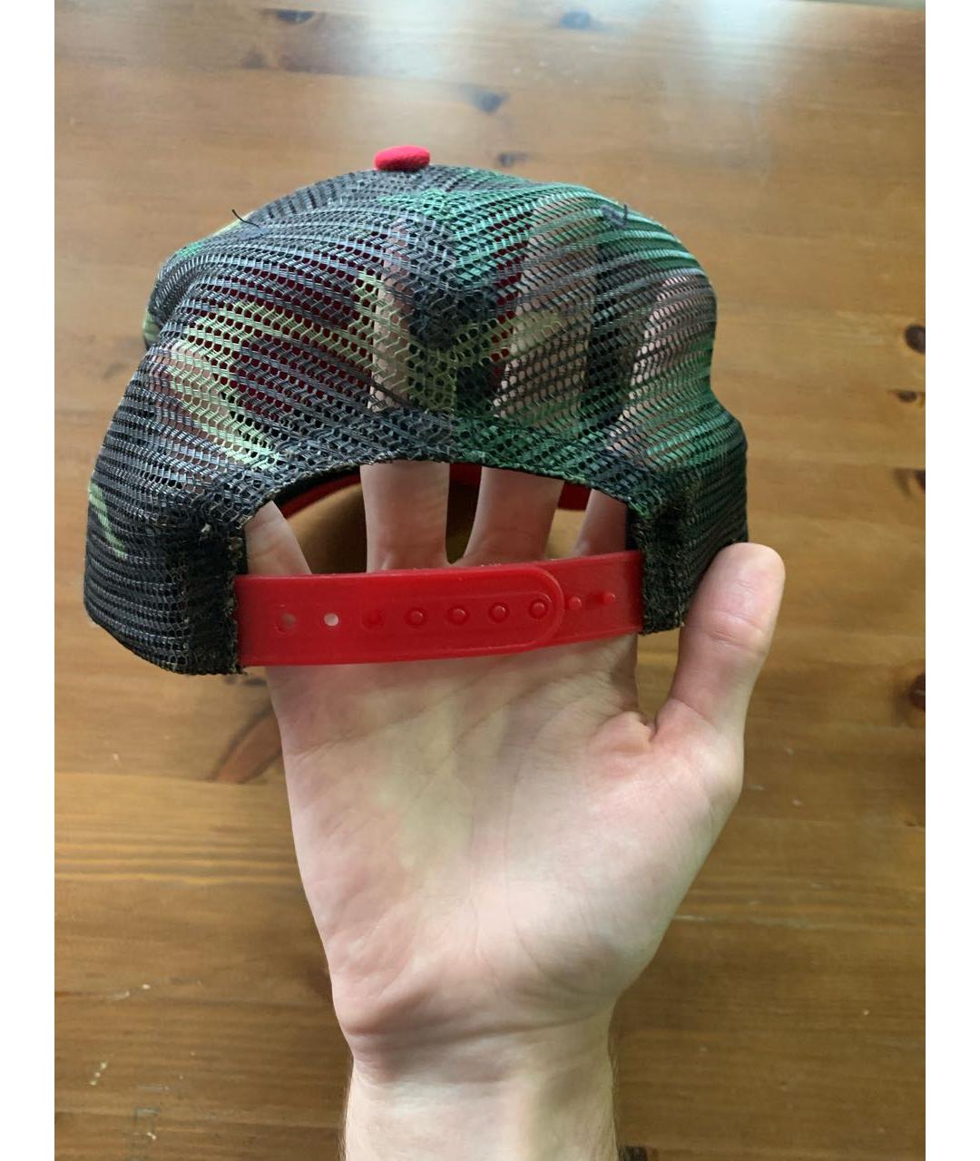 SAINT LAURENT Красная хлопковая кепка/бейсболка, фото 4