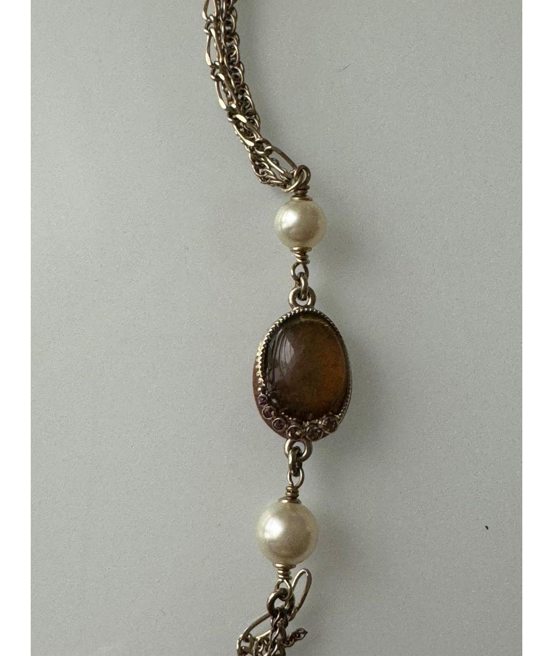 CHANEL Золотое металлическое колье, фото 2