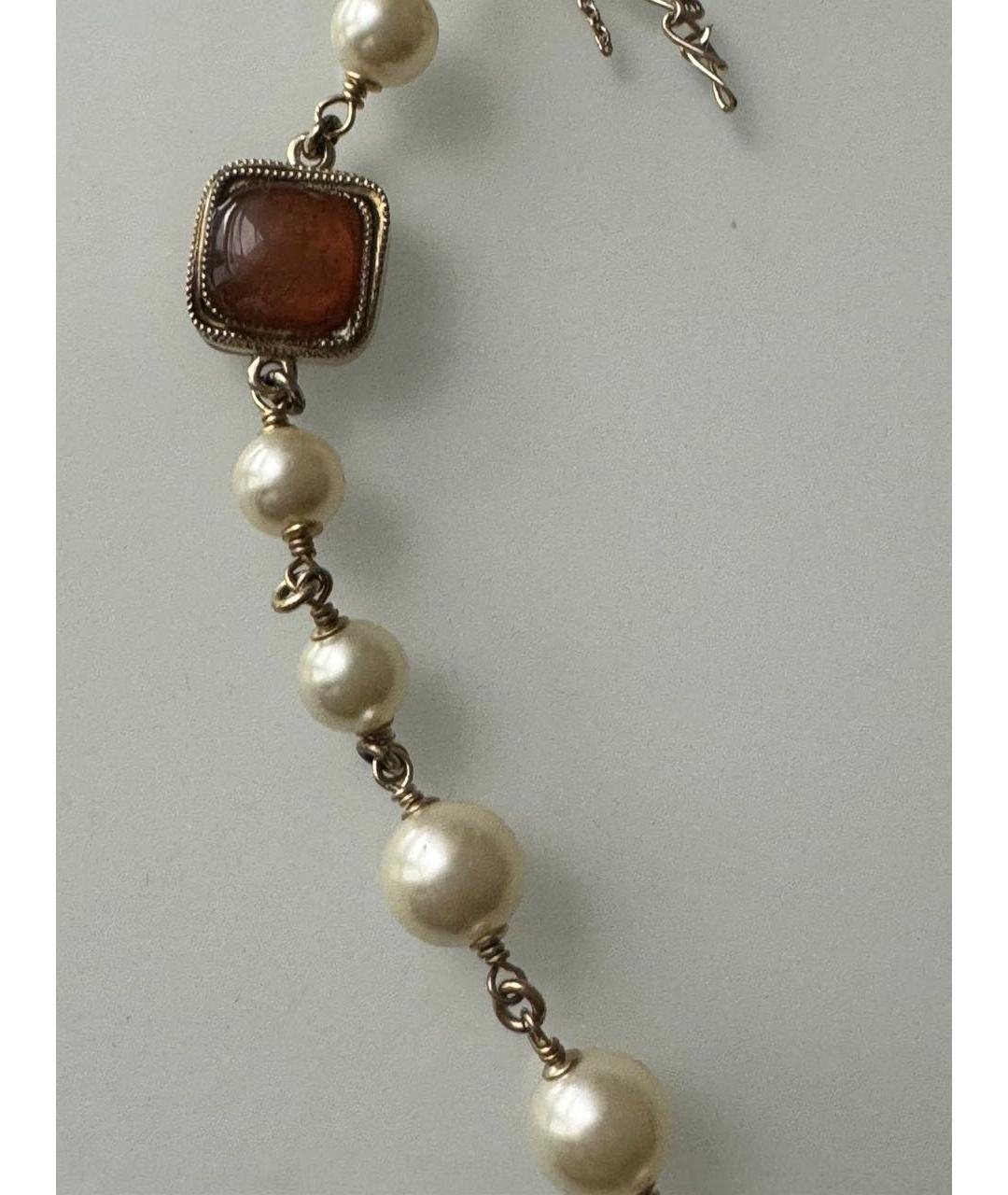 CHANEL Золотое металлическое колье, фото 7