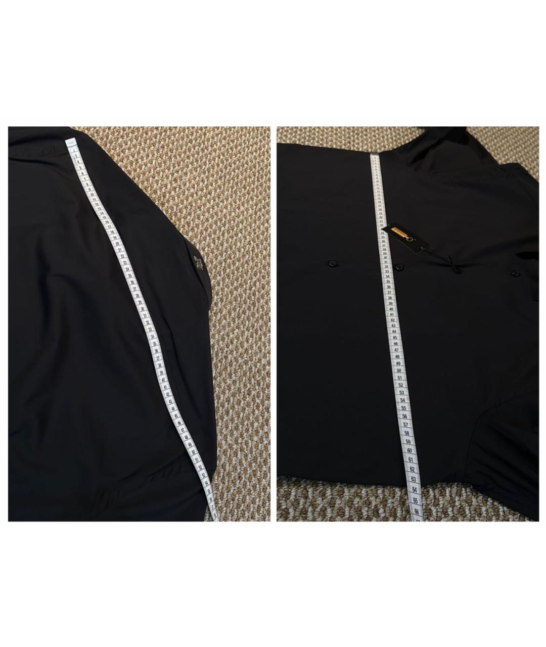 ZILLI Черная хлопковая классическая рубашка, фото 7