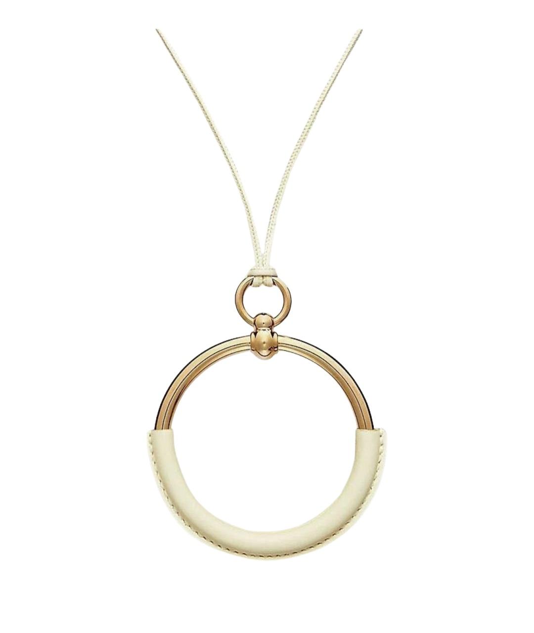 HERMES Бежевая цепочка/подвеска, фото 1