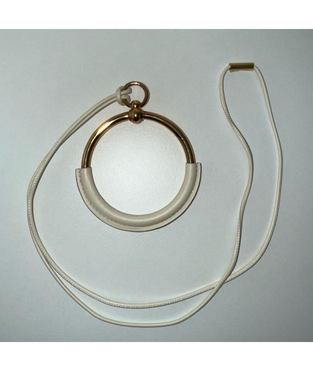 HERMES Бежевая цепочка/подвеска, фото 3