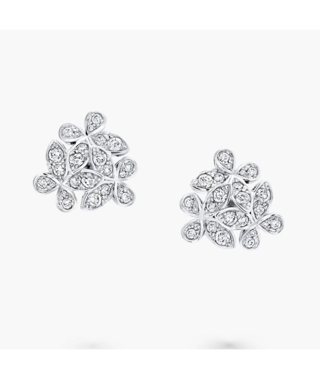 GRAFF Серебряные серьги из белого золота, фото 2