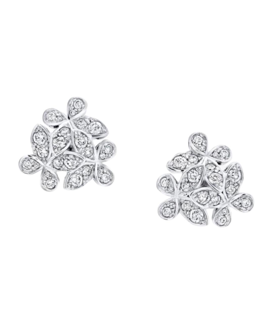 GRAFF Серебряные серьги из белого золота, фото 1