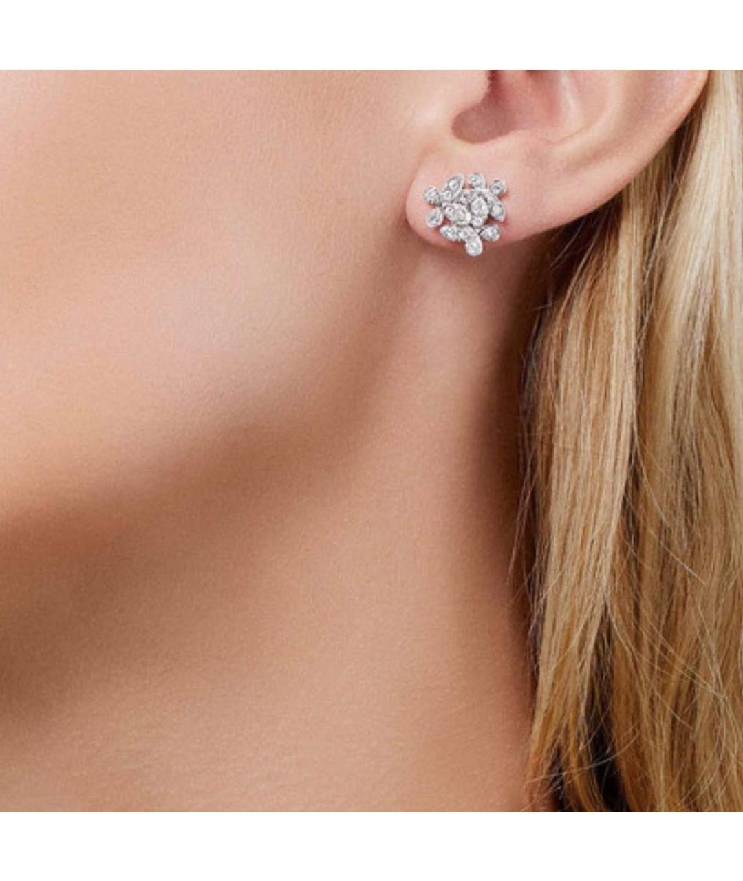 GRAFF Серебряные серьги из белого золота, фото 3