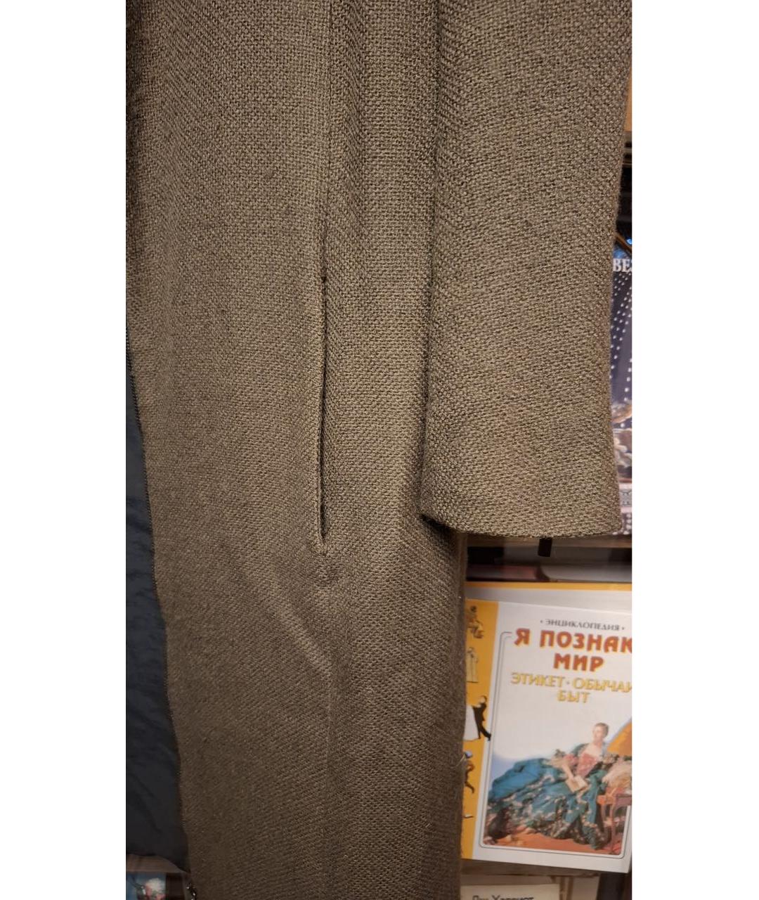 HAIDER ACKERMANN Зеленые шерстяное пальто, фото 5