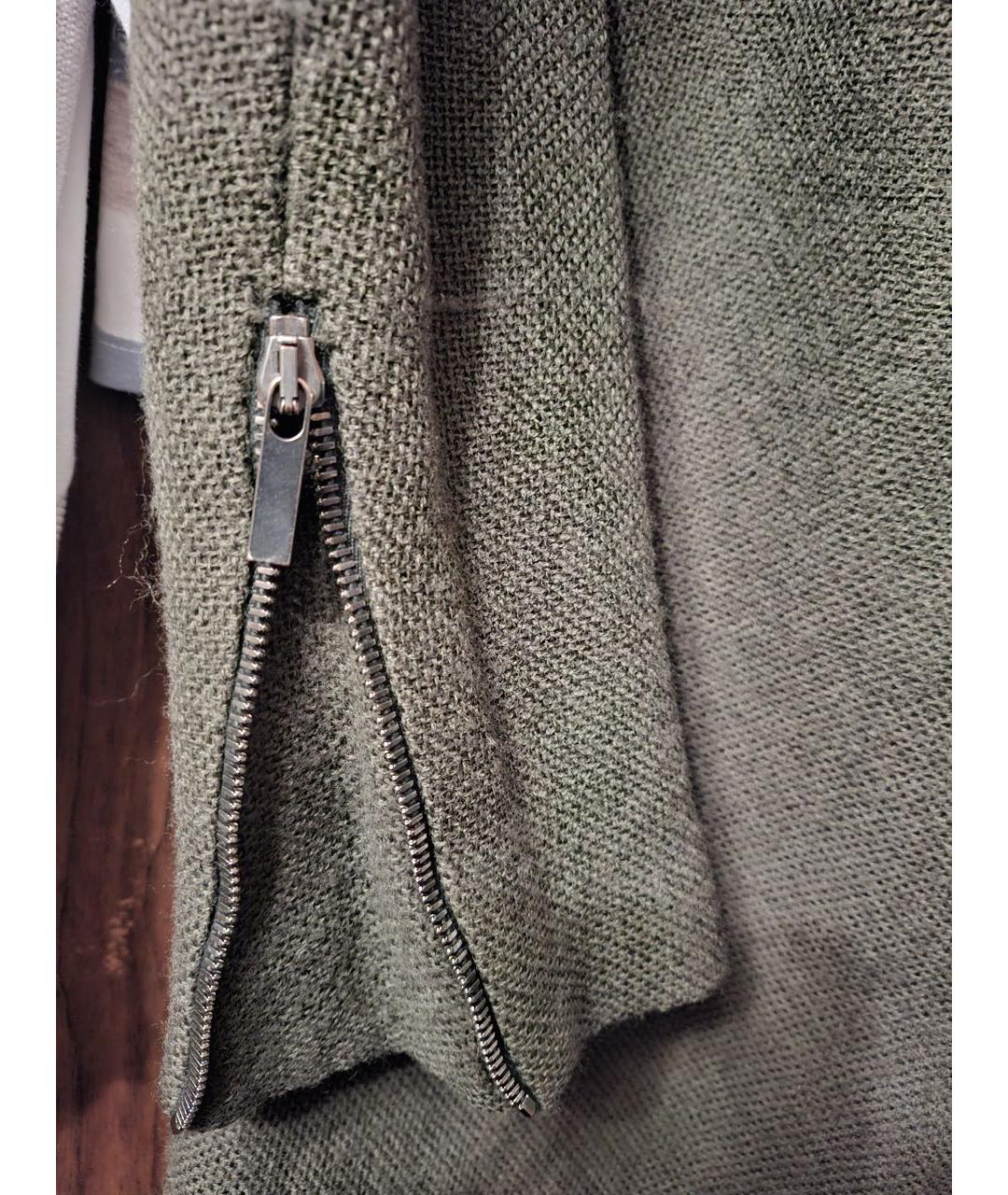 HAIDER ACKERMANN Зеленые шерстяное пальто, фото 7