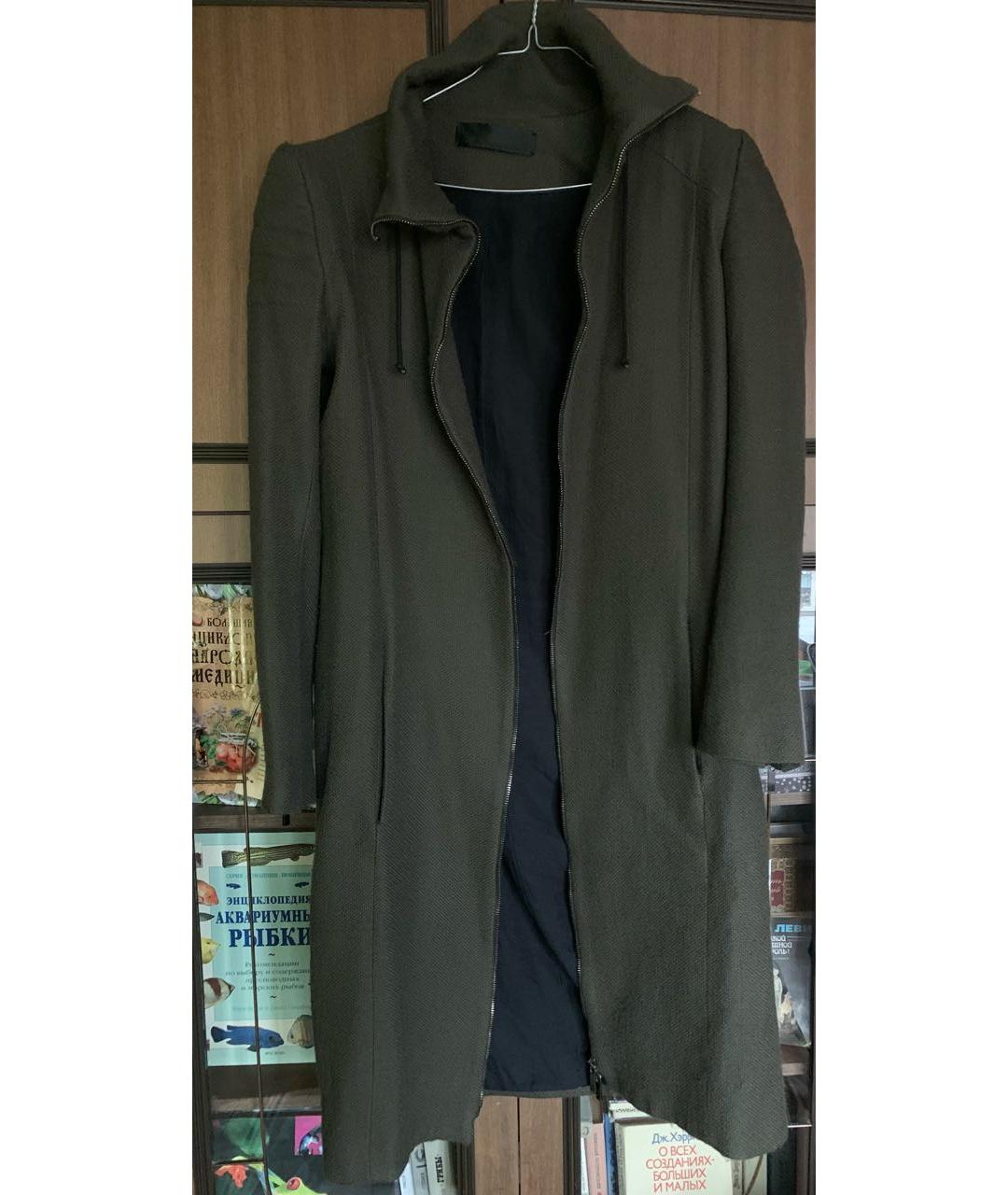 HAIDER ACKERMANN Зеленые шерстяное пальто, фото 8