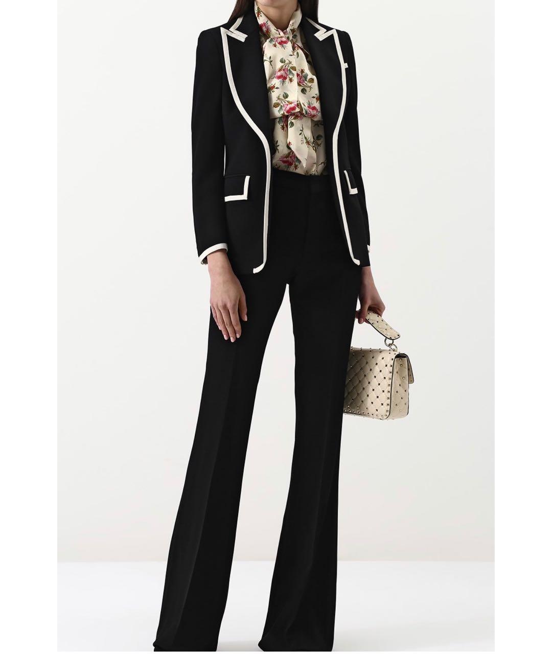 GUCCI Черный вискозный жакет/пиджак, фото 6