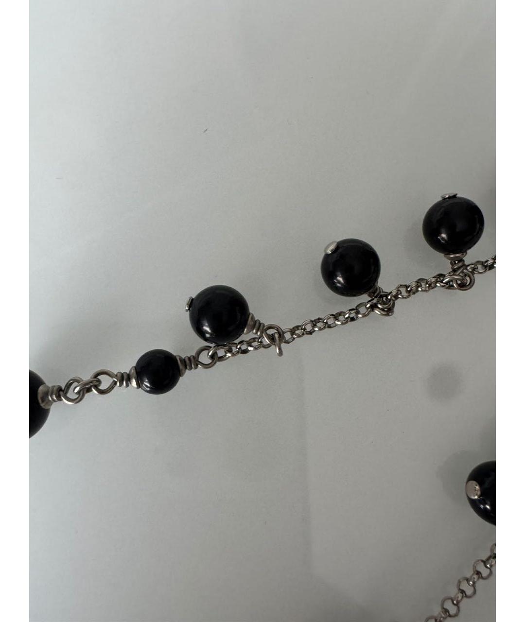 CHANEL Серебряное металлическое колье, фото 5