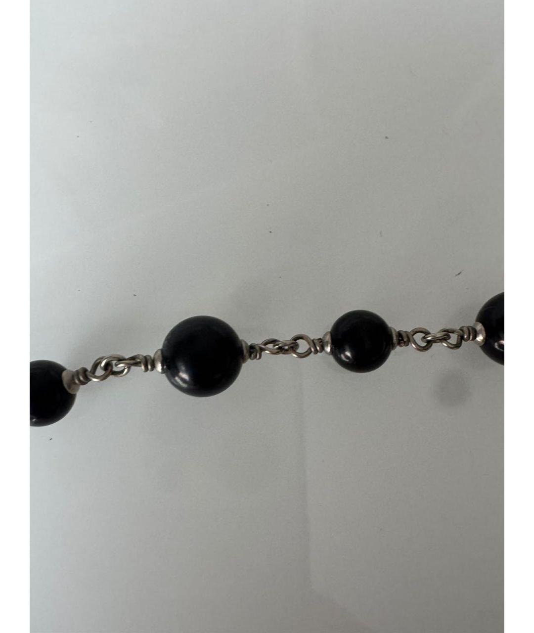 CHANEL Серебряное металлическое колье, фото 3