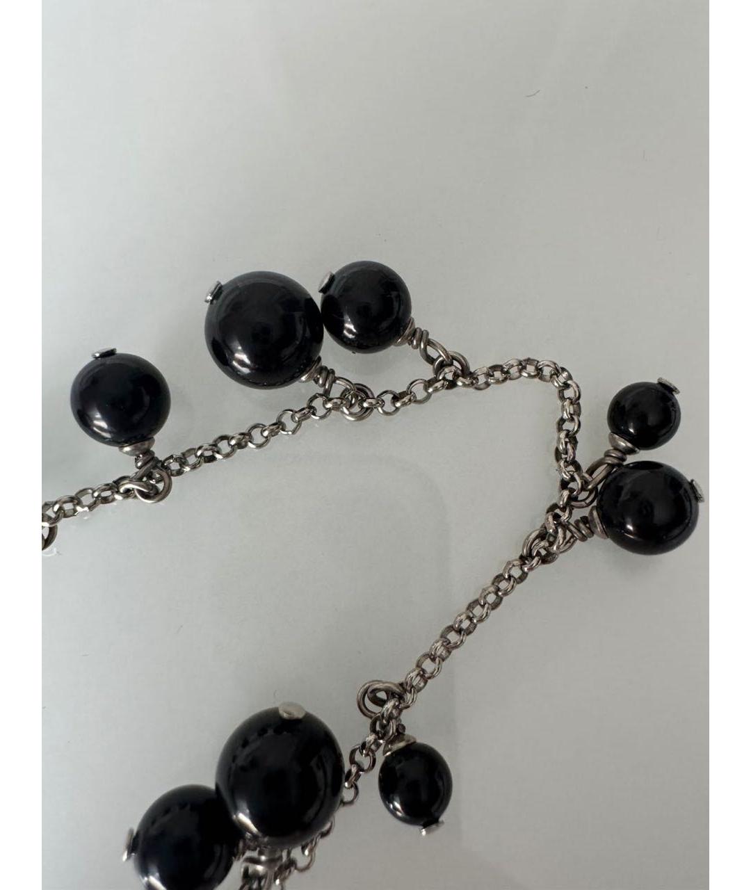 CHANEL Серебряное металлическое колье, фото 4