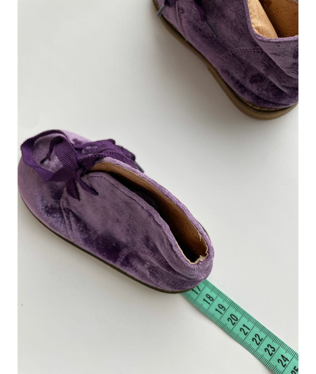 RALPH LAUREN Фиолетовые бархатные ботинки, фото 4