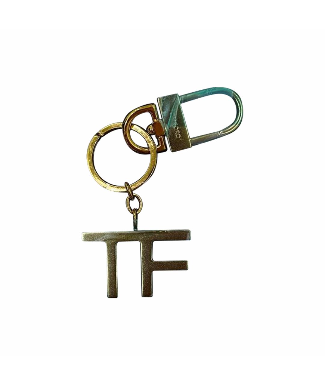 TOM FORD Золотой брелок, фото 1