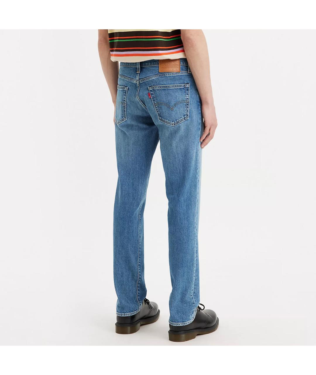 LEVI'S Синие хлопко-полиэстеровые джинсы скинни, фото 9