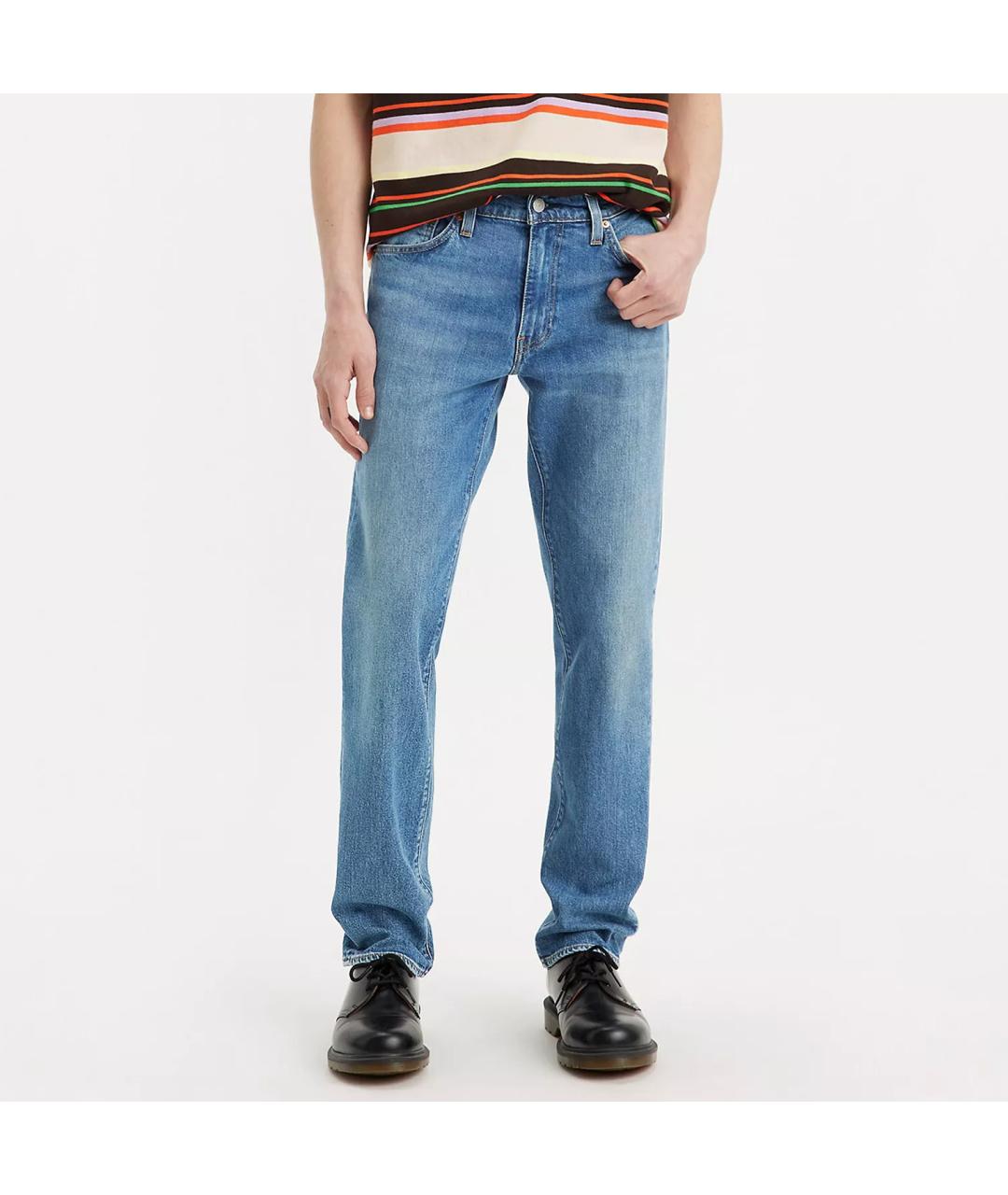 LEVI'S Синие хлопко-полиэстеровые джинсы скинни, фото 7