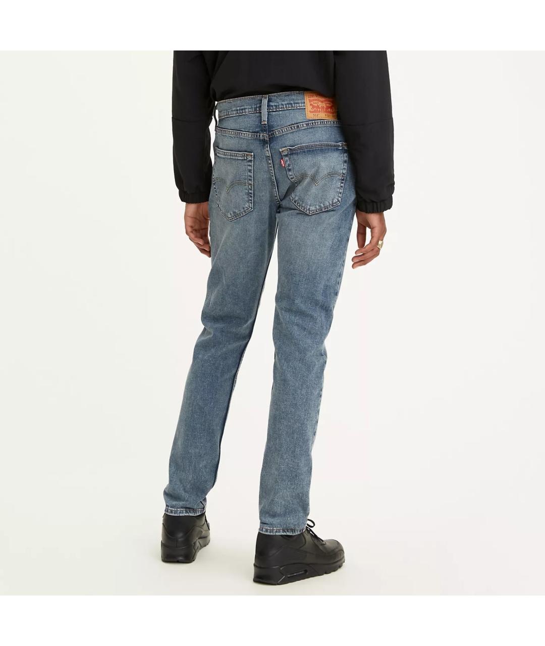 LEVI'S Голубые хлопко-эластановые джинсы скинни, фото 9