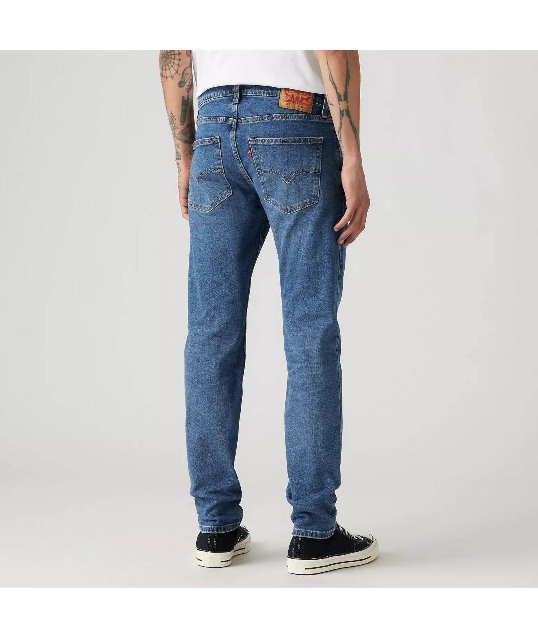 LEVI'S Синие хлопко-эластановые джинсы скинни, фото 9