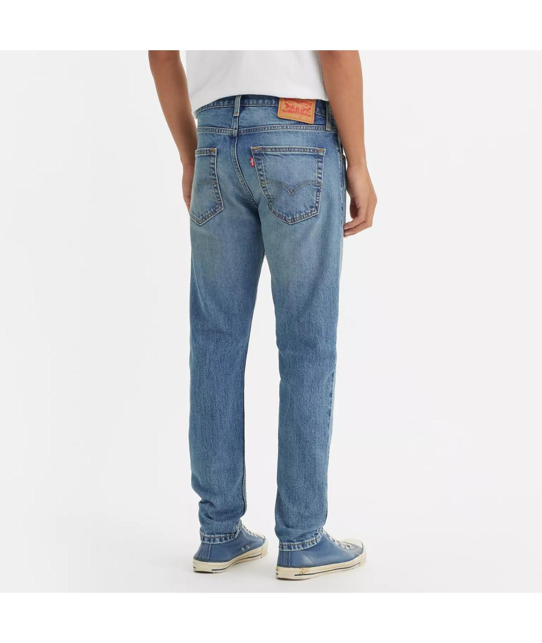 LEVI'S Голубые хлопко-лиоцелловые джинсы скинни, фото 9