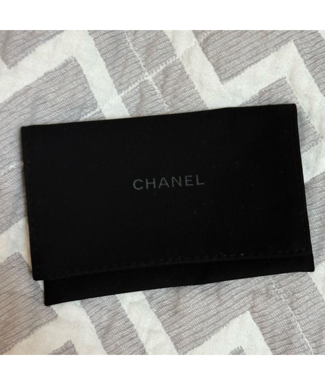 CHANEL Черный кожаный кардхолдер, фото 7