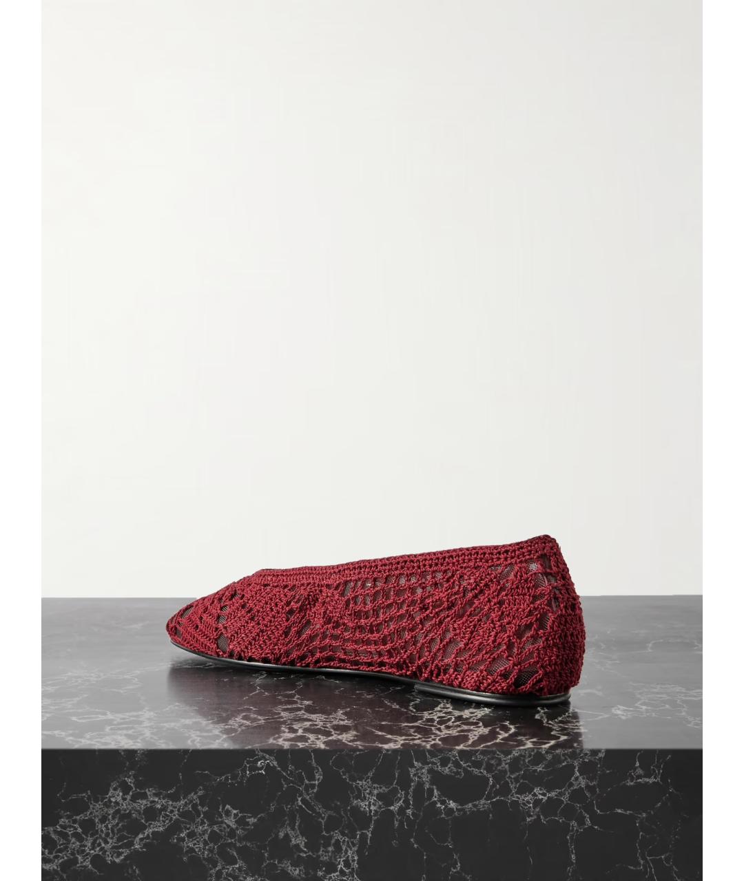 MAGDA BUTRYM Бордовые балетки, фото 3