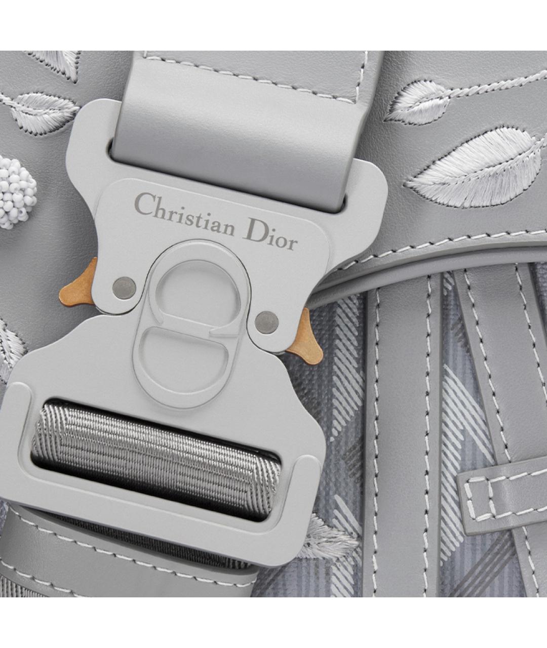 CHRISTIAN DIOR Серая сумка на плечо, фото 5