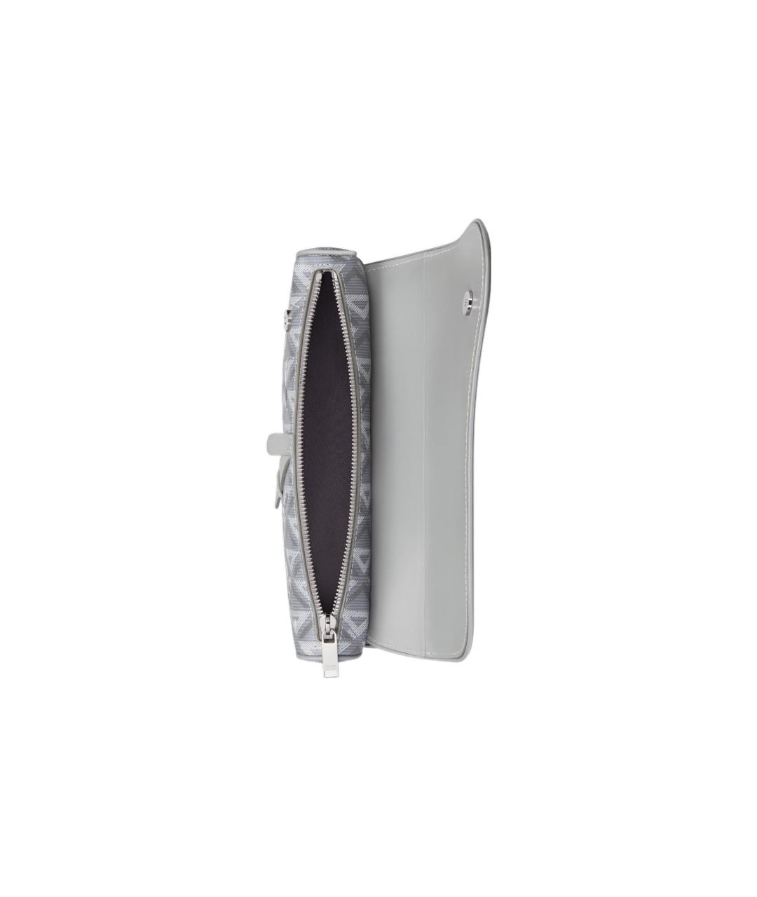 CHRISTIAN DIOR Серая сумка на плечо, фото 3