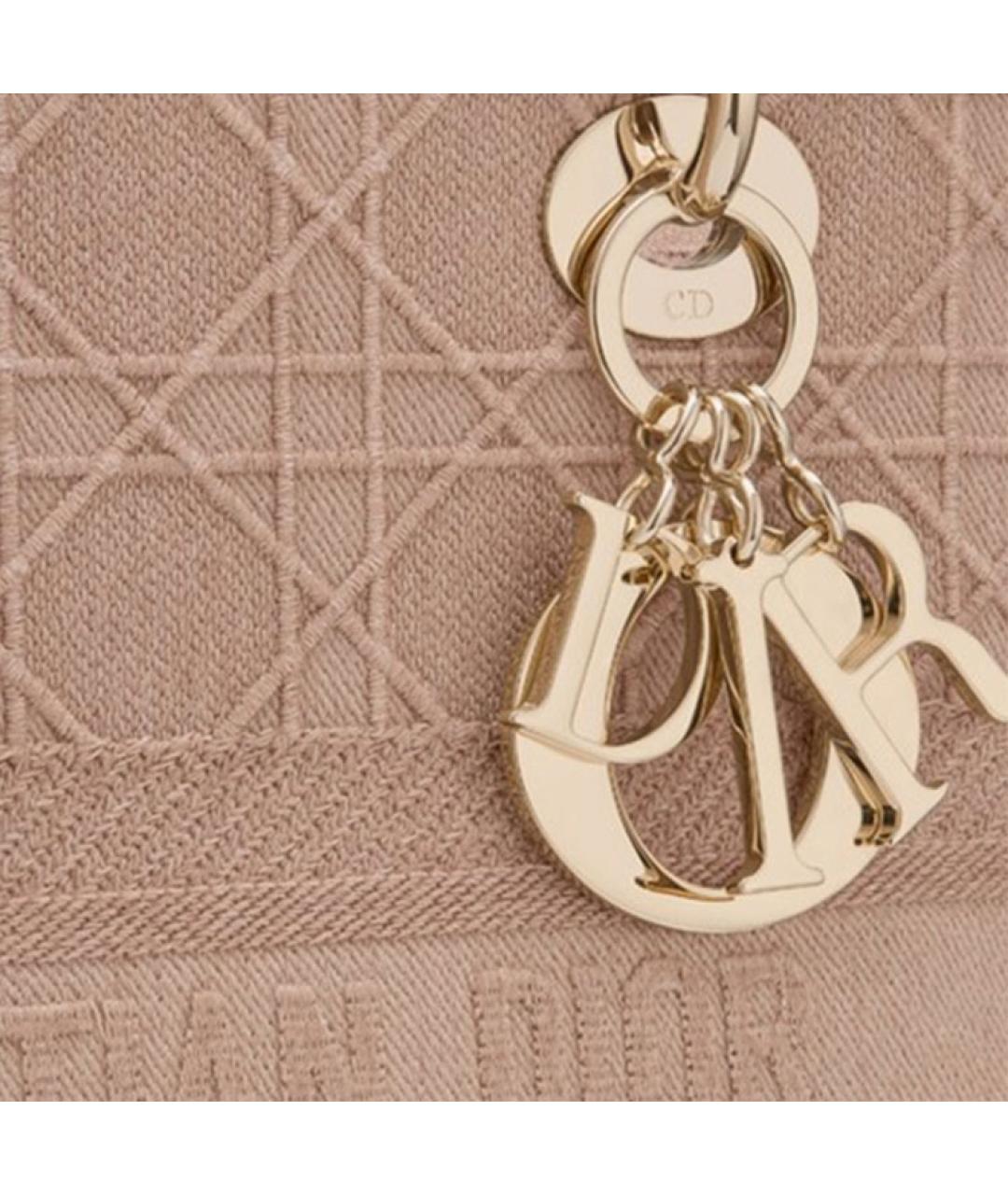 CHRISTIAN DIOR Розовая сумка через плечо, фото 5