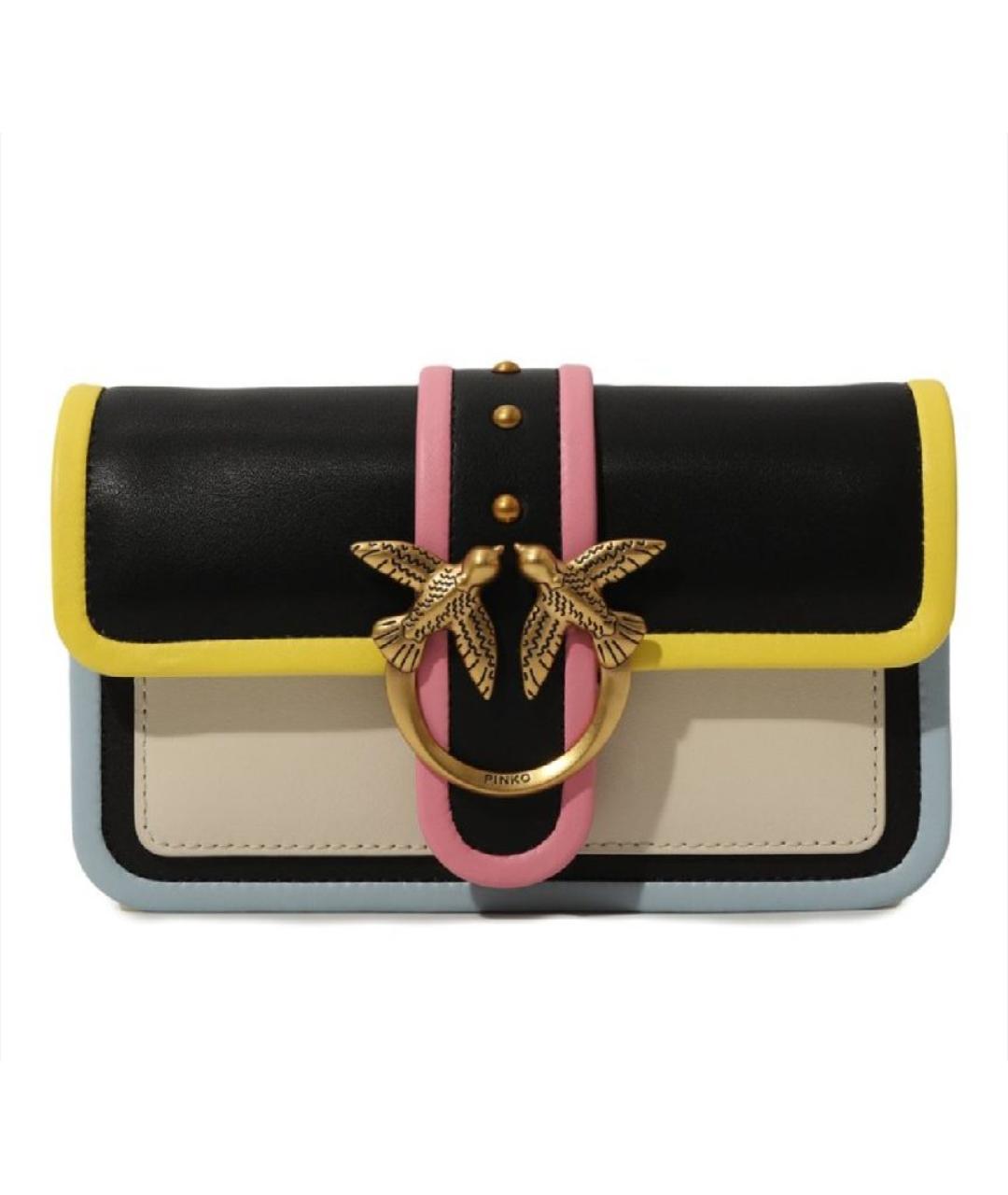 PINKO Мульти кожаная сумка через плечо, фото 1