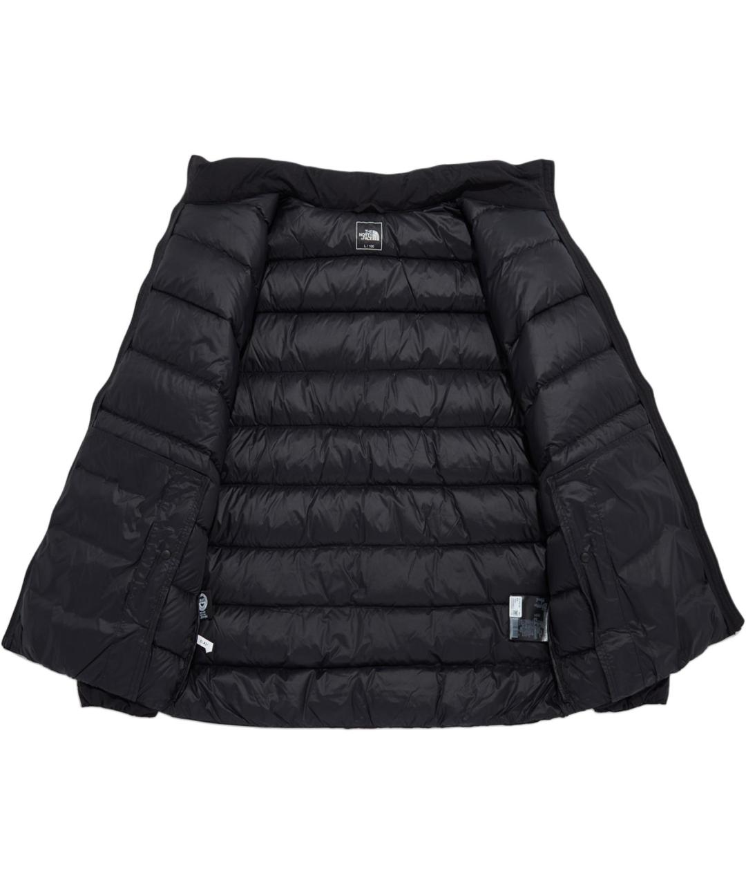 THE NORTH FACE Черный полиамидовый пуховик, фото 3