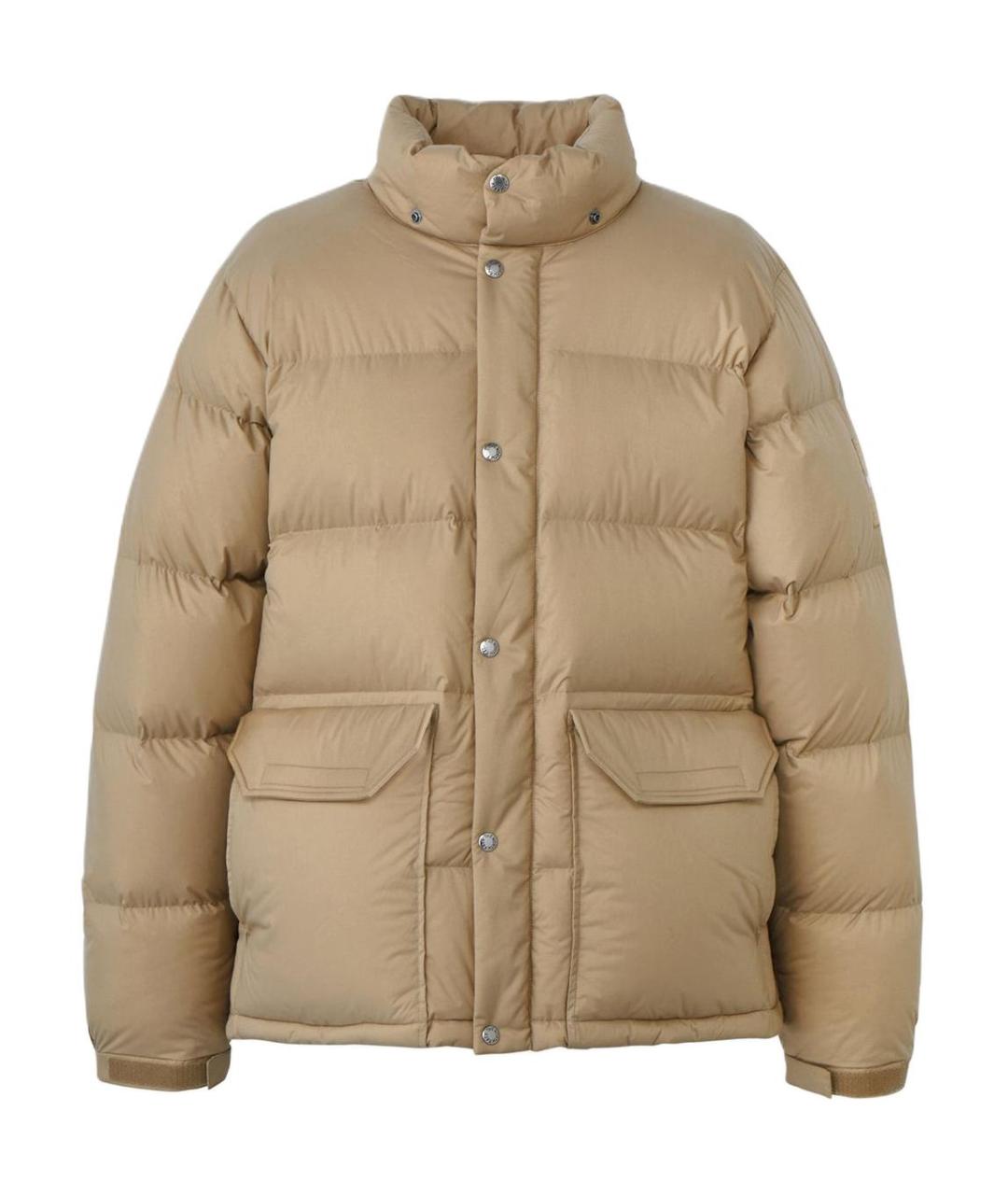 THE NORTH FACE Бежевый полиамидовый пуховик, фото 2