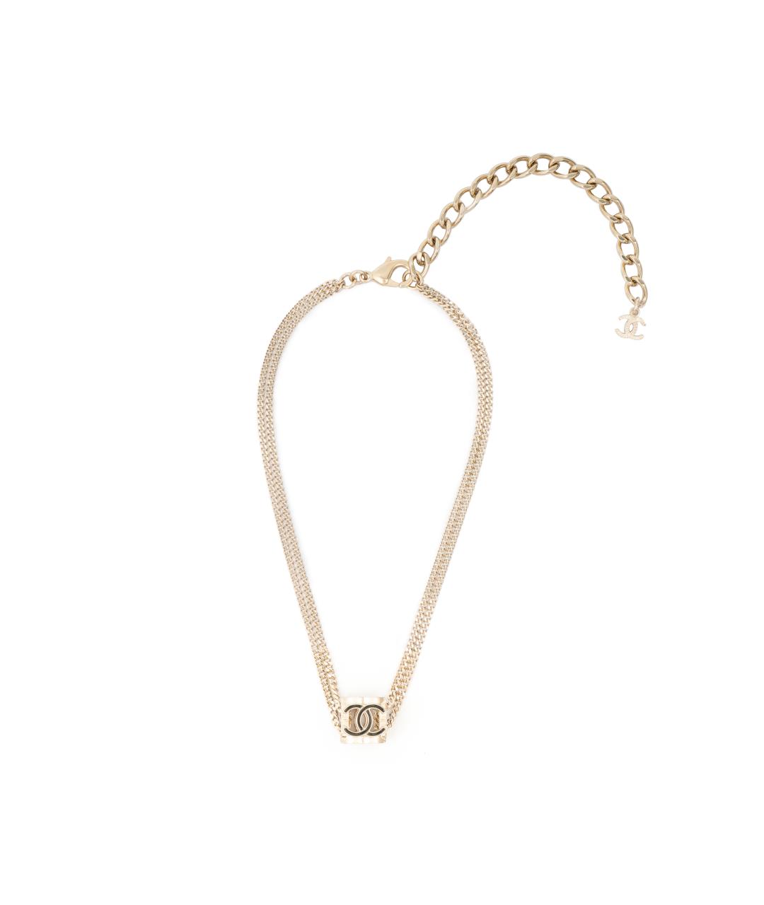 CHANEL Золотая металлическая подвеска, фото 2