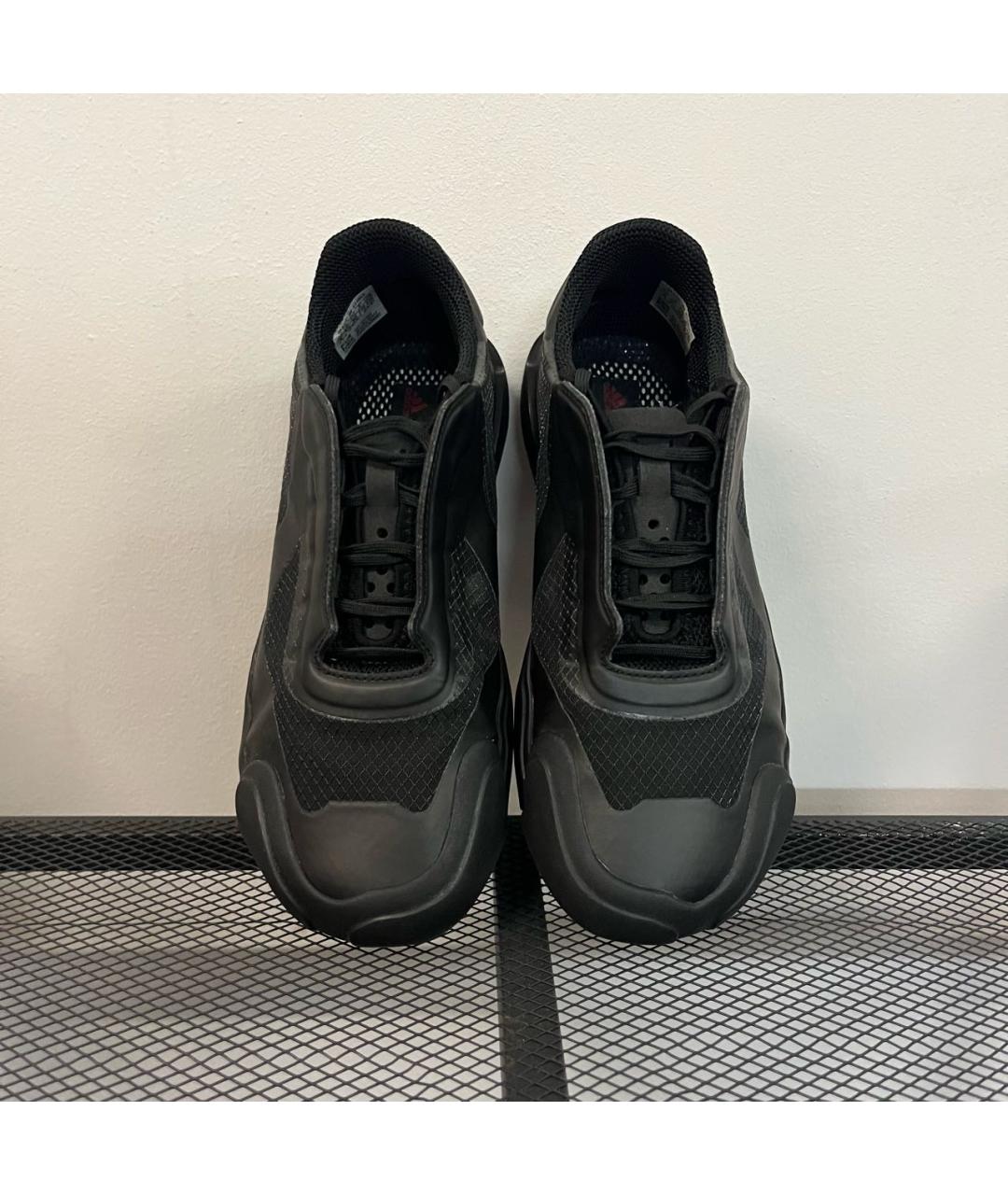 PRADA Черные синтетические кроссовки, фото 3
