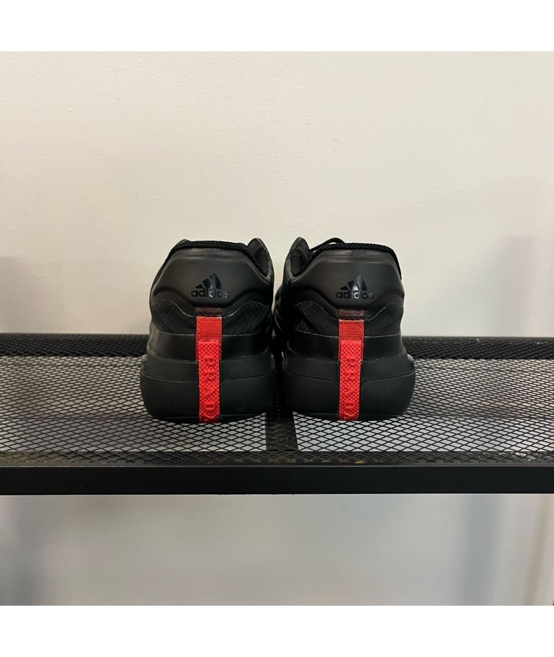 PRADA Черные синтетические кроссовки, фото 4