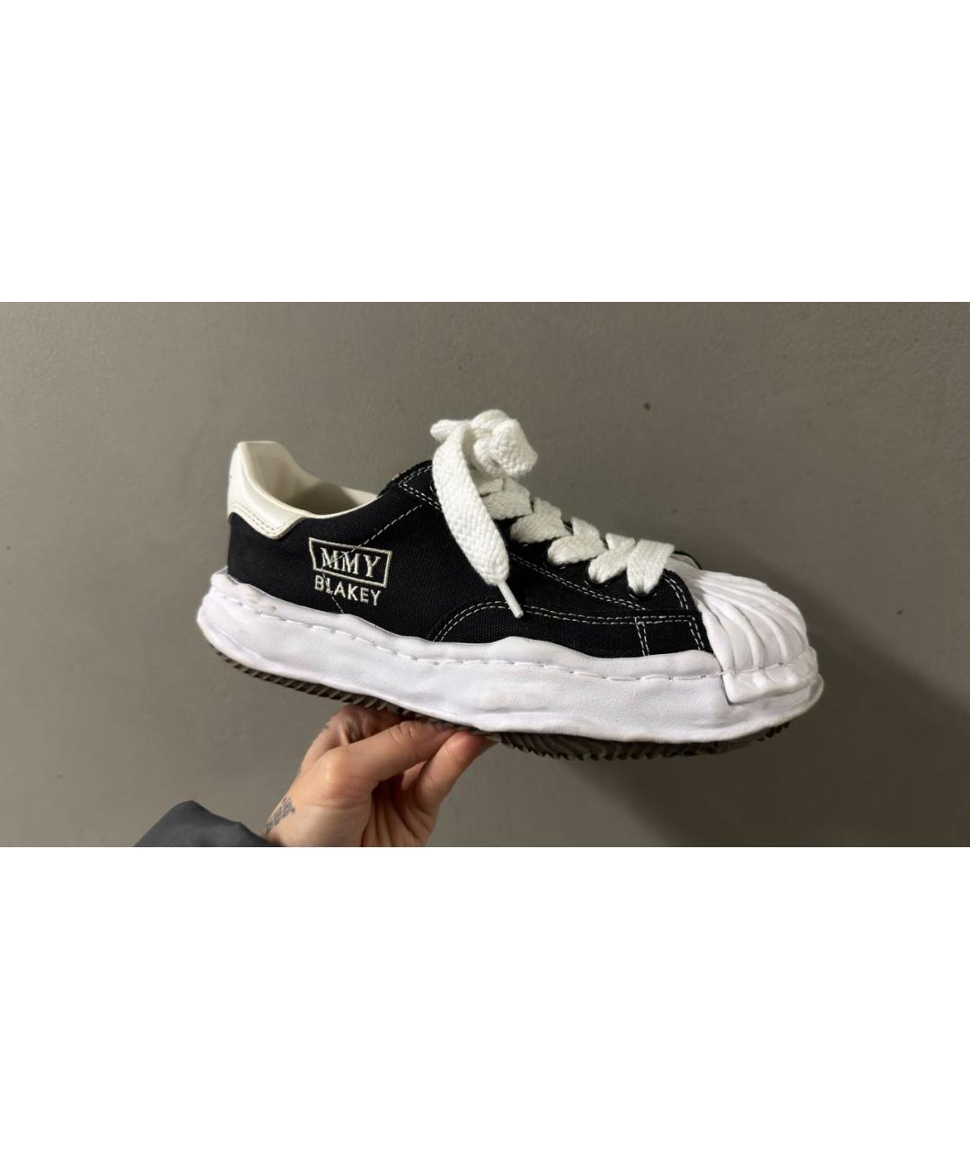 MAISON MIHARA YASUHIRO Черные резиновые кеды, фото 5