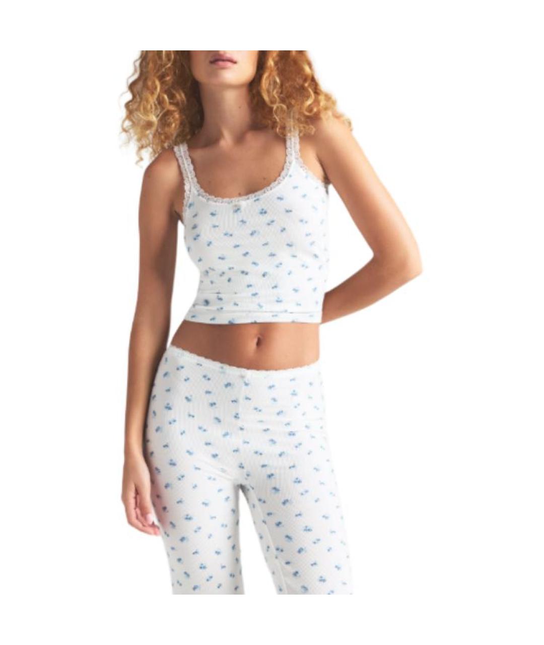 SKIMS Белая майка, фото 2