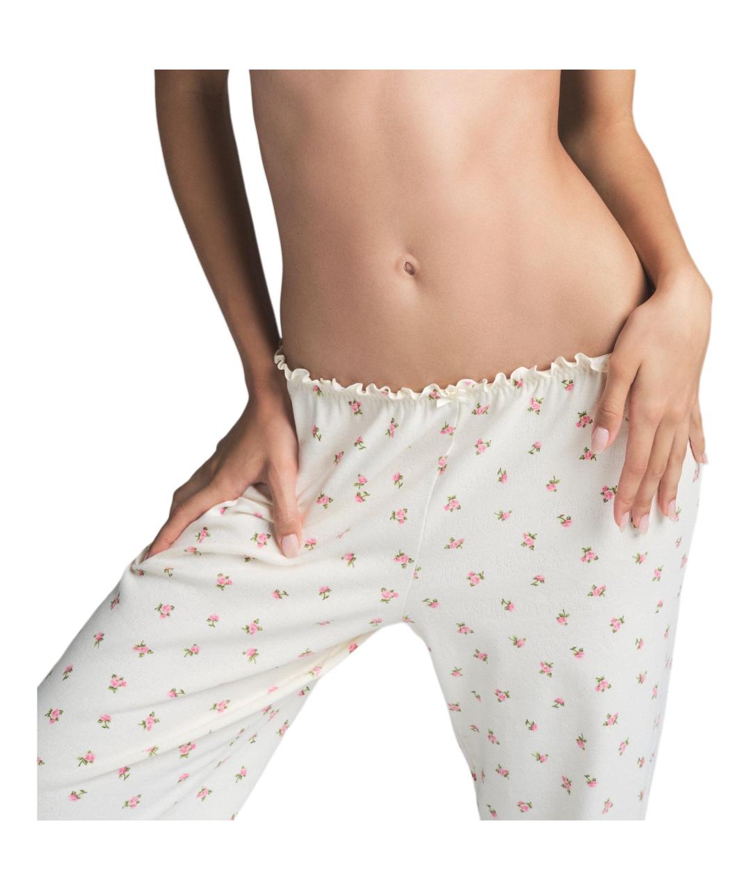 SKIMS Бежевые прямые брюки, фото 2