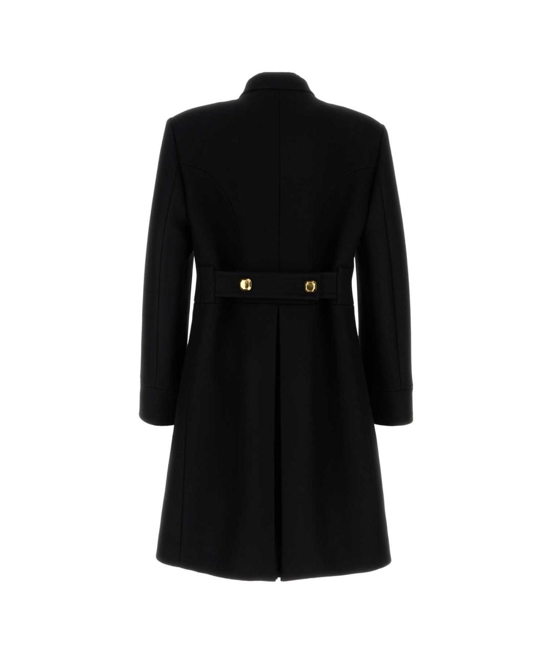 VALENTINO Черное шерстяное пальто, фото 2